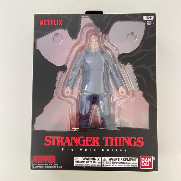 Stranger Things Netflix Hopper Action Figure The Void Series Bandai Collectible - Picture 1 of 12
